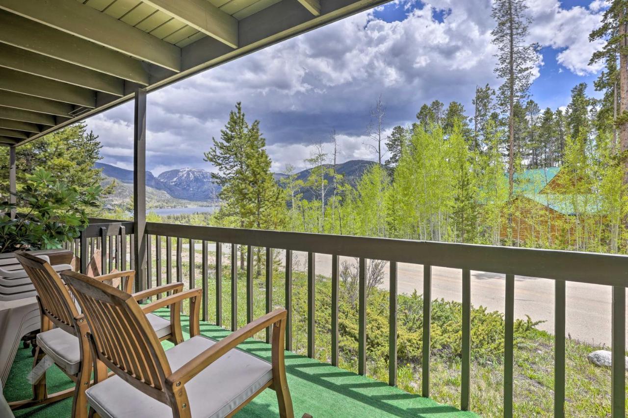 Grand Lake Condo With Mountain Views Walk To Lake! Eksteriør billede